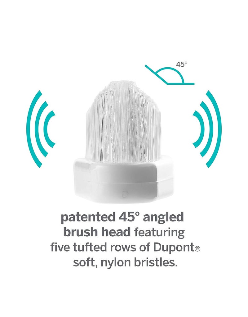 Supersmile Series II LS45 Replacement Brush Heads for Sonic Pulse Toothbrush  Patented 45 Soft Bristles Deliver Professional Teeth Cleaning  No Sensitivity White 2 Count - Image 2