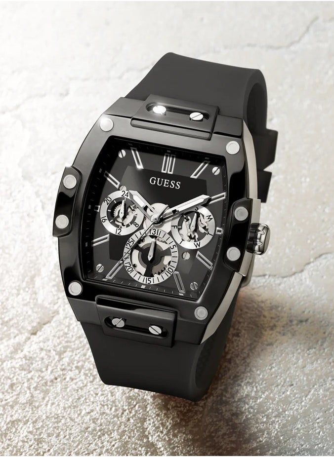 GUESS - Guess Men's Black Multifunction Watch Model - GW0203G3 - Image 1