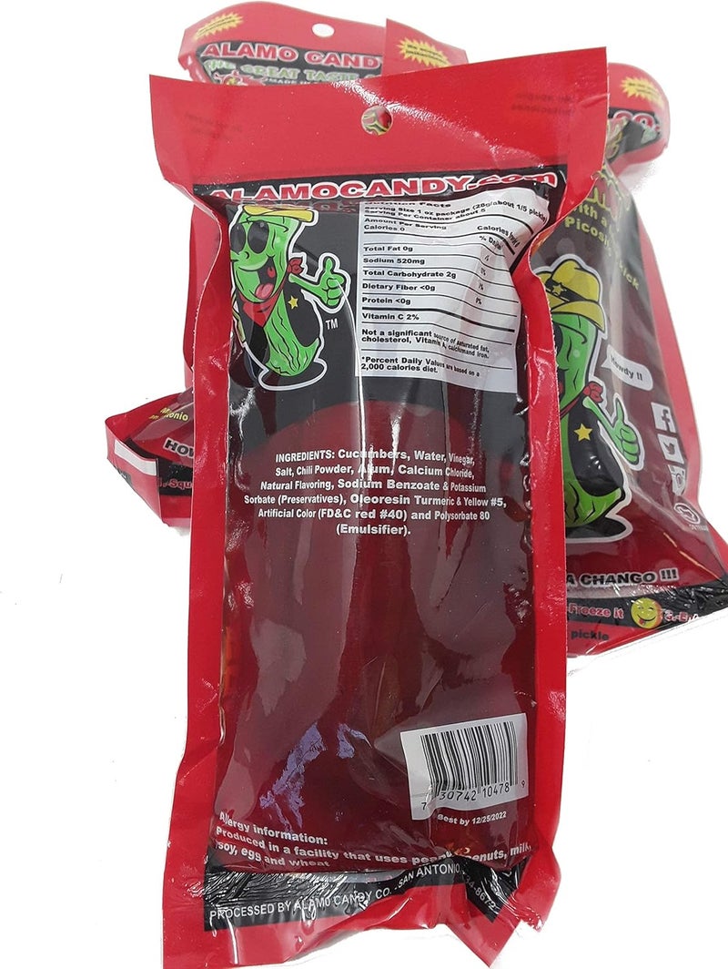 Alamo Candy Big Tex Dill Pickle In Chamoy - Pack of 3 - Image 2