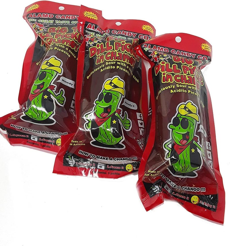 Alamo Candy Big Tex Dill Pickle In Chamoy - Pack of 3 - Image 1