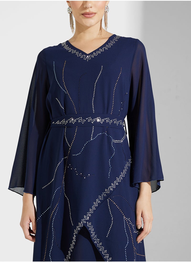 Khizana - Dress With Embelishments - Image 1