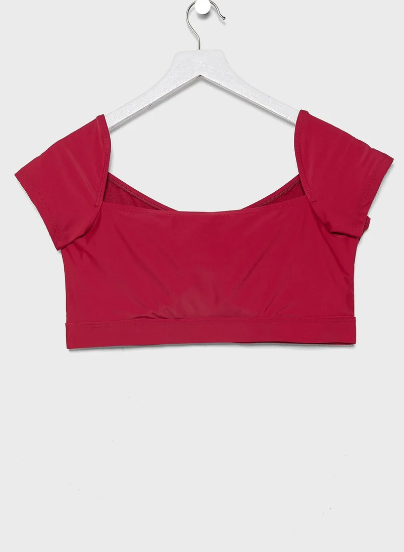 South Beach Curve Wide Neck Bikini Top