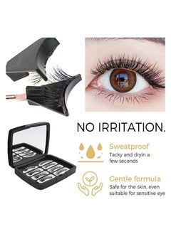 KIIUMI No Glue Magnetic Eyelashes Set, Reusable Soft Magnets False Eyelashes Natural Look With Tweezers for Women  - Image 5