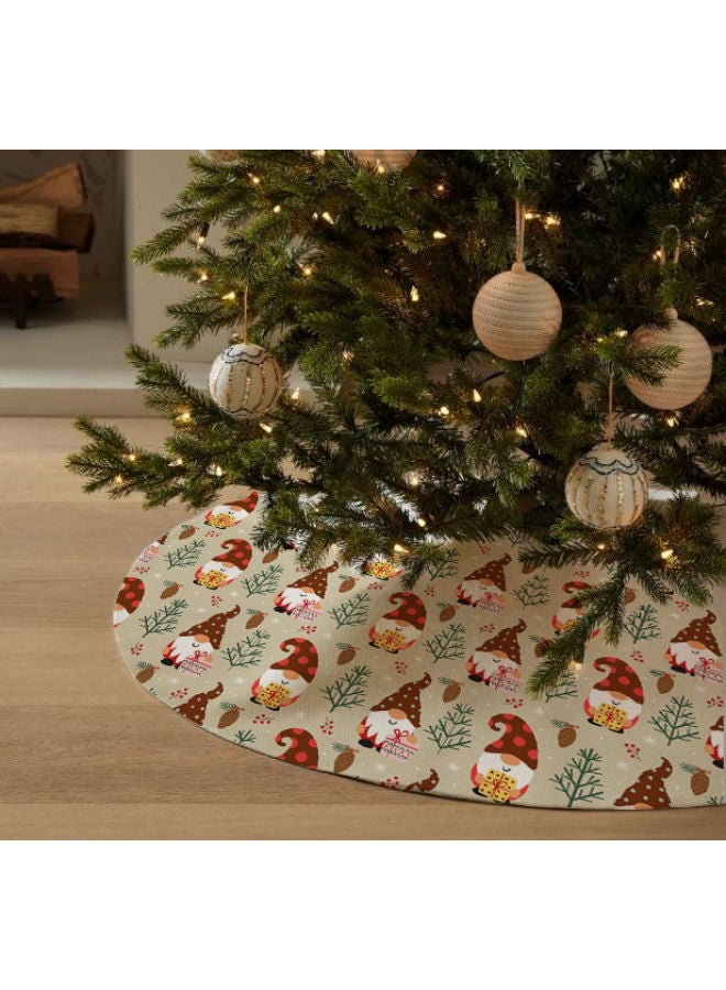 Home Print Velvet Christmas Tree Skirt That Would Make A Fantastic Addition To Your Holiday Themed Homes 