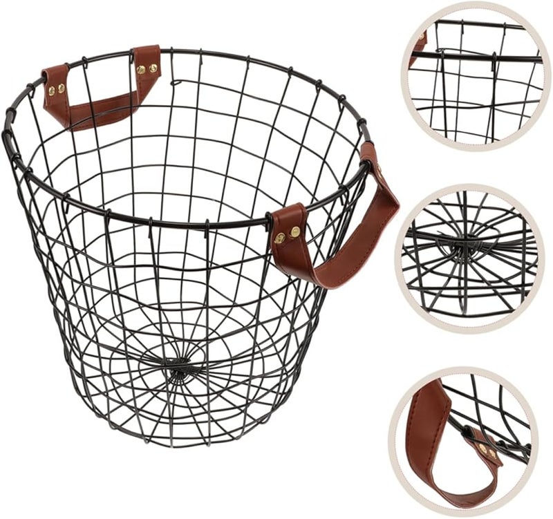 سوبفوكس سلة حطب كبيرة منسوجة لحامل جذوع خشبية خارجي ريفي للمدفأة والتخييم - Image 3