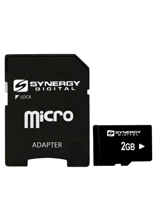 Synergy Digital بطاقة ذاكرة MicroSD سعة 2 جيجابايت - Image 1