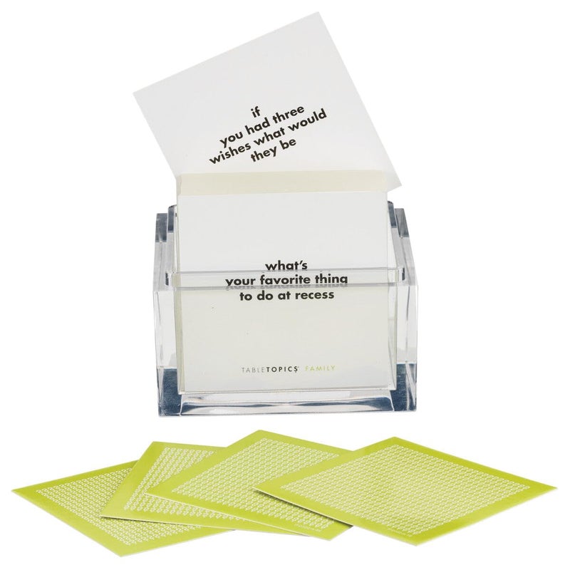 TableTopics Family Conversation Cards for Kids & Parents with 135 Questions for Fun & Connection at Dinnertime, Game Night, & Classrooms - Image 5