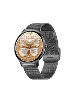 Moxedo Moxedo Glory Smart Watch for Women 1.43” Amoled HD Display Fitness Watch Real Time Health Monitoring, 100+ Watch Faces, 120+ Sports Modes Fitness Activity Tracker for iOS and Android (Black)  - Image 1