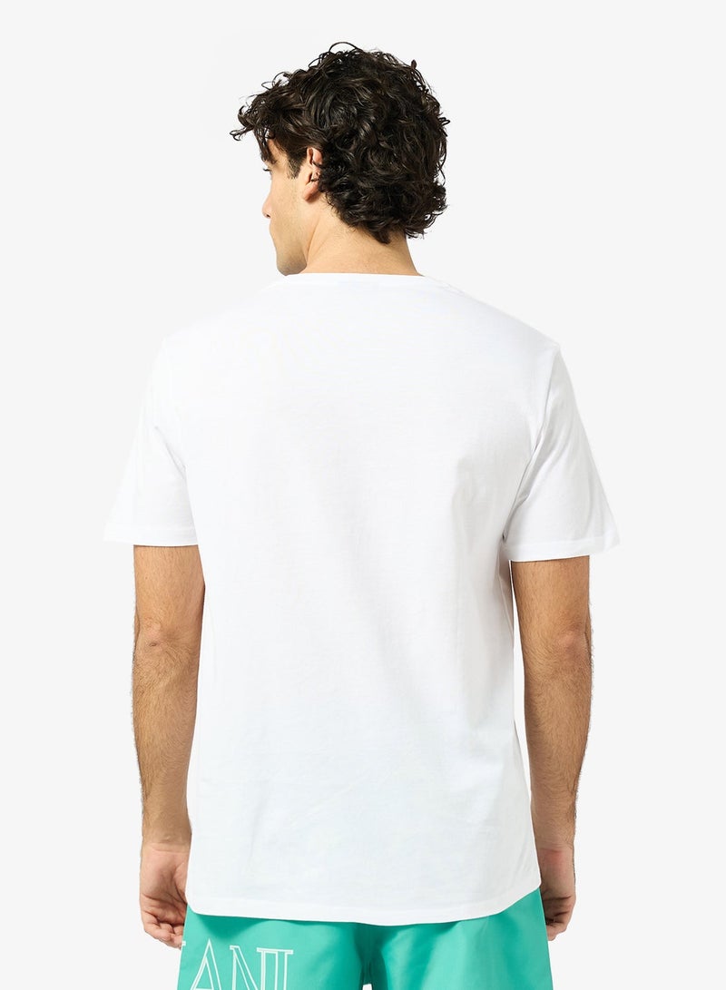 EMPORIO ARMANI Graphic Crew Neck T-Shirt - Image 2