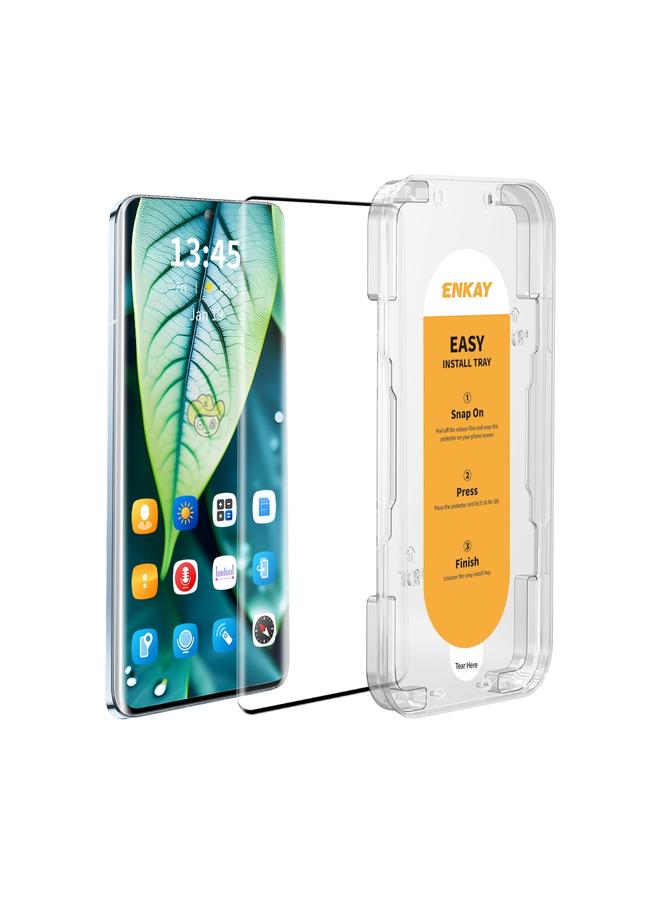 ENKAY Case For OnePlus Ace 2 / Ace 2 Pro Easy Install Hot Bending Side Glue Tempered Glass Film  - Image 1