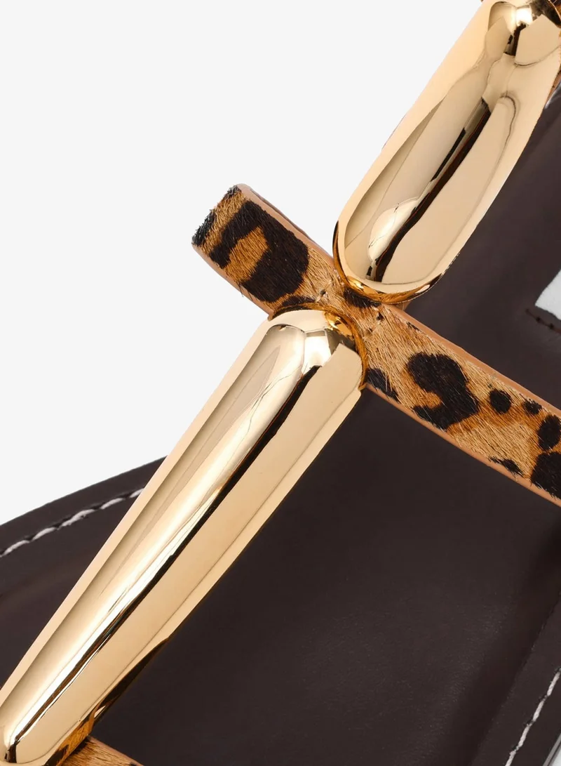 STEVE MADDEN  Alma-L Leopard Sandals for Women | Best Price UAE