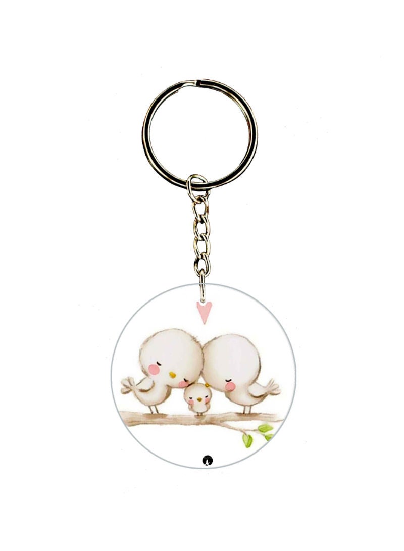 Cartoon Printed Keychain