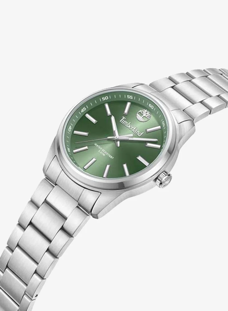تمبرلاند Northbridge Green Dial Stainless Steel Bracelet Analog Watch for Men