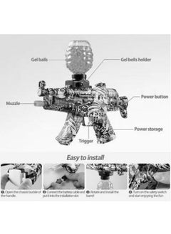 ZCM-HAPPY Electric Burst Soft Bullet Toy Gun Tuya M416 Motor Gun Foam Dart Toy Gun With Crystal Bullets  - Image 2