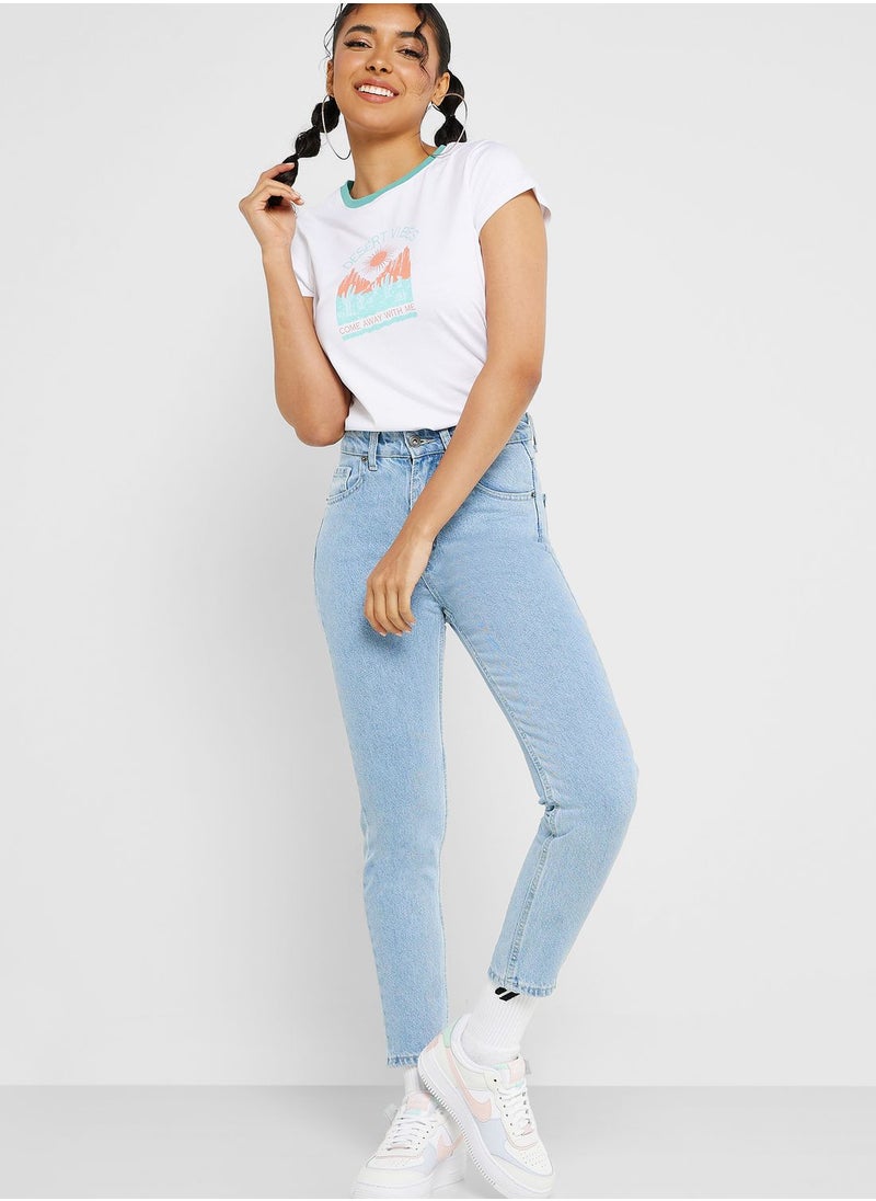 Ginger - Classic Mom Fit Jeans - Image 1