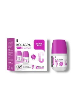 KOLAGRA Kolagra whitening Roll on 2*1 promopack 1+1 Elder Rose 