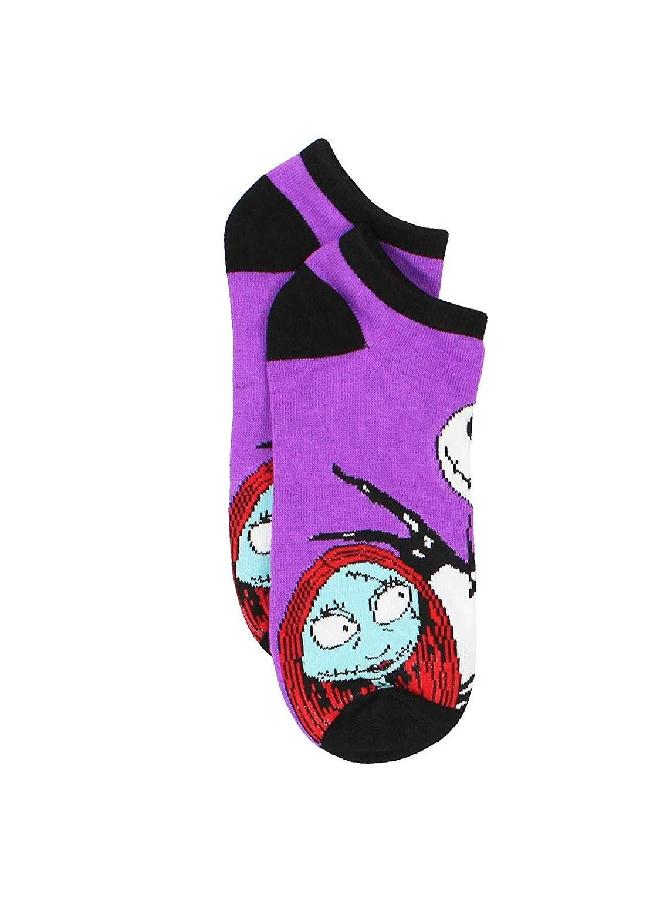 Disney Disney The Nightmare Before Christmas Womens 6 pack Socks (9-11 Womens (Shoe: 4-10), Purple) - Image 3