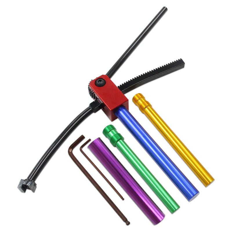 WnSEu Dirt Bike Tire Changing Tools with 15/17/20/25mm Support rods Fit for Enduro and Motocross 16"-21" Wheels 15 mm to 25mm Axles - Image 1