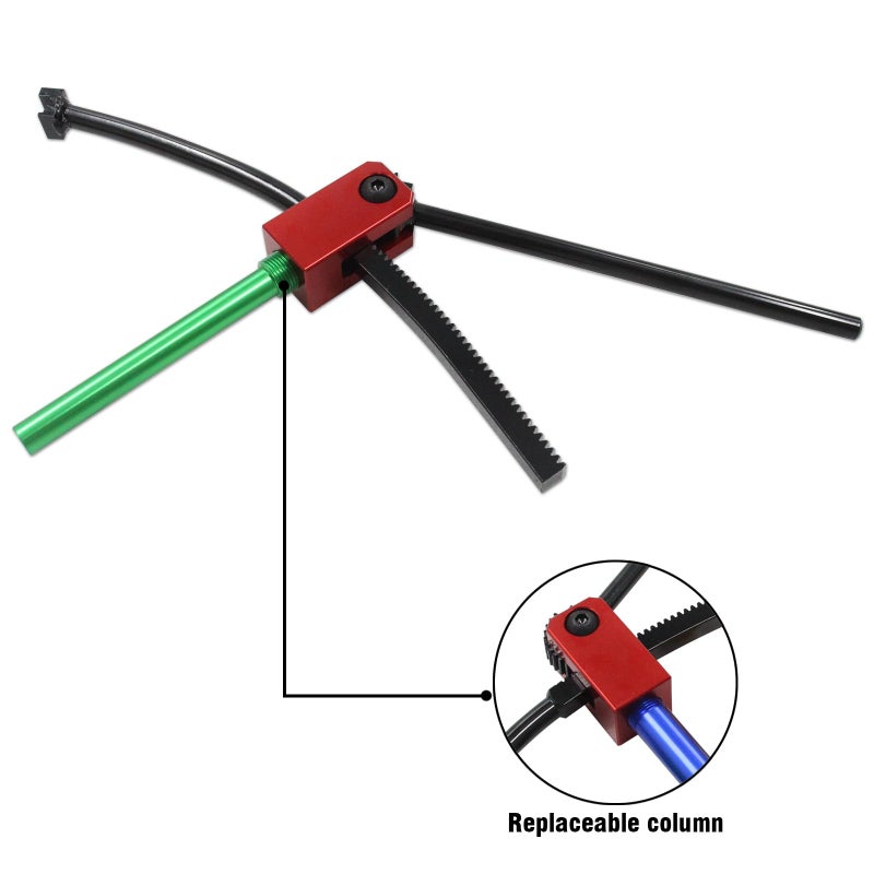 WnSEu Dirt Bike Tire Changing Tools with 15/17/20/25mm Support rods Fit for Enduro and Motocross 16"-21" Wheels 15 mm to 25mm Axles - Image 3