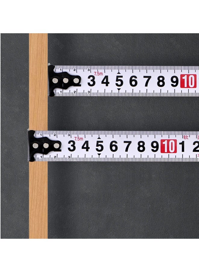 شريط قياس 5 أمتار قابل للقفل الذاتي، مصنوع من الفولاذ وقابل للسحب، بمقياس إمبراطوري/متري، دقة متوسطة، سهل القراءة، يستخدم للمعماريين، النجارين، والأشغال اليدوية. (5 أمتار) - Image 2