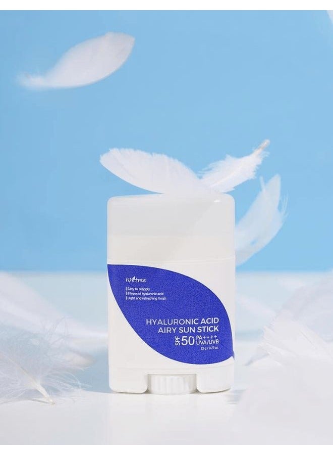 IsNtree حمض الهيالورونيك إيري صن ستيك بعامل حماية من الشمس 50+ PA++++ 22 جم - Image 2