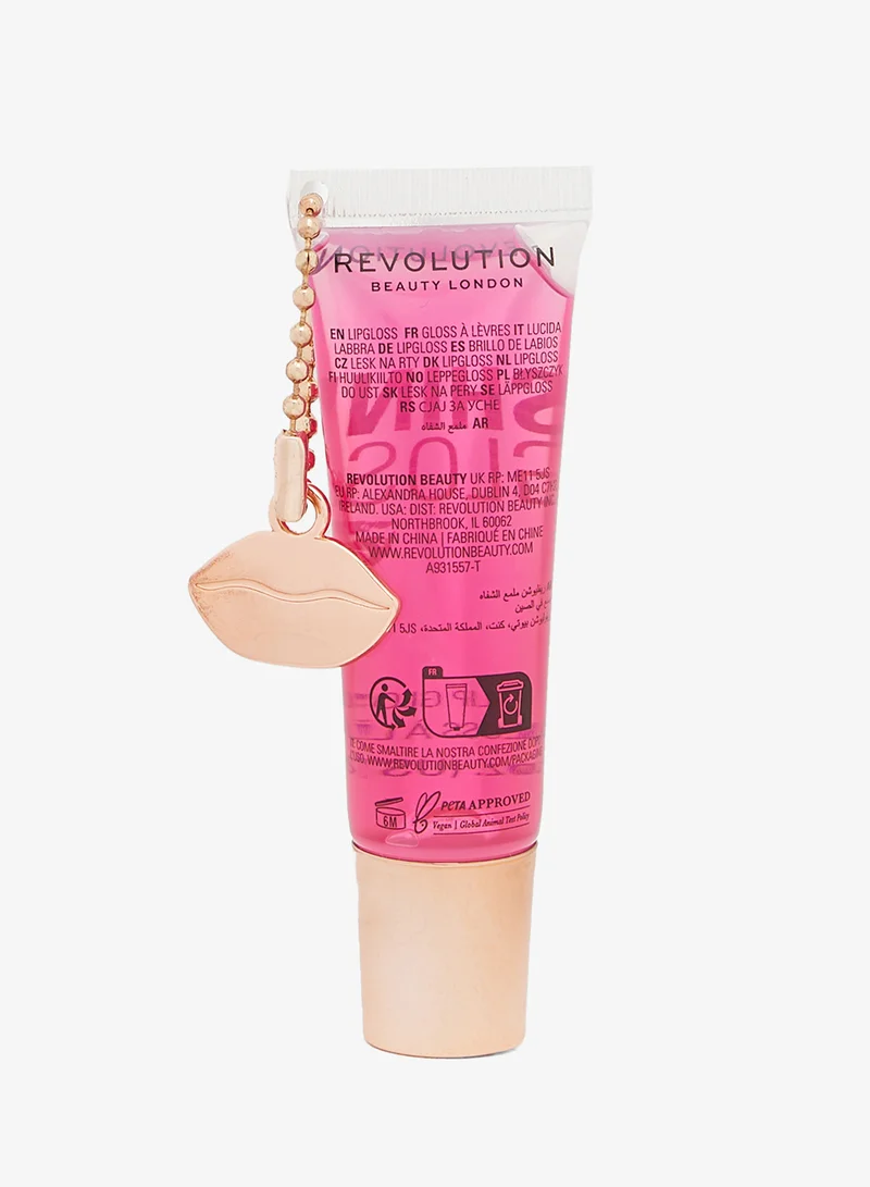 Makeup Revolution Revolution Shine Gloss Lip Gloss Raspberry Ripple