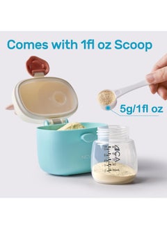 NCVI NCVI Baby Formula Dispenser On The Go, Formula Container to Go, Formula Holder for Travel, Outdoor Picnic with Baby Infant, Portable Container for Milk Powder, Snacks, Candy, Fruits  - Image 3