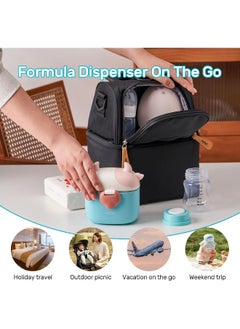 NCVI NCVI Baby Formula Dispenser On The Go, Formula Container to Go, Formula Holder for Travel, Outdoor Picnic with Baby Infant, Portable Container for Milk Powder, Snacks, Candy, Fruits  - Image 4