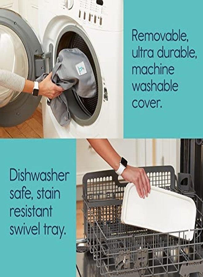 VBM مقعد داعم للسفر من في بي إم أومنيبوست مع صينية للأطفال | كرسي طعام قابل للطي والحمل، مثالي لتناول الطعام، والتخييم، والشاطئ، والحديقة، وحتى منزل الجدة | تصميم يمنع الانقلاب، يُثبت على كراسي المطبخ - كرسي طعام متنقل (مقعد داعم للسفر مع صينية للأطفال) - Image 4