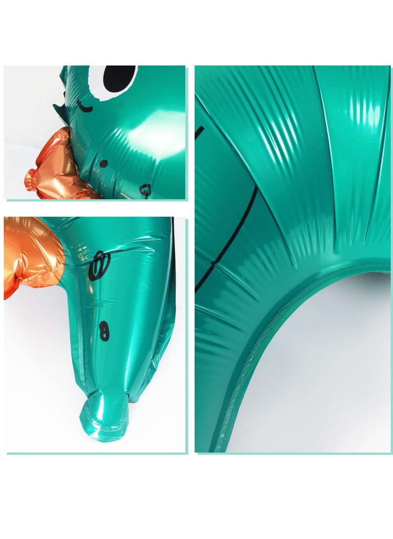 Generic - Dinosaur Balloons, 3D Giant Foil Balloons Inflatable with Helium Air, Jumbo Dinosaurs T-Rex Triceratops Jurassic Theme for Birthday Party Supplies Baby Shower Boys Girls 5 Pcs - Image 1