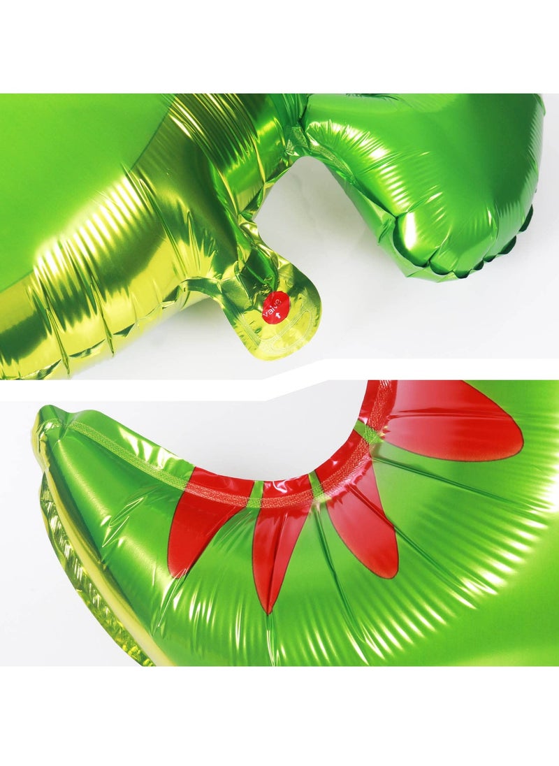 Generic - Dinosaur Balloons, 3D Giant Foil Balloons Inflatable with Helium Air, Jumbo Dinosaurs T-Rex Triceratops Jurassic Theme for Birthday Party Supplies Baby Shower Boys Girls 5 Pcs - Image 1