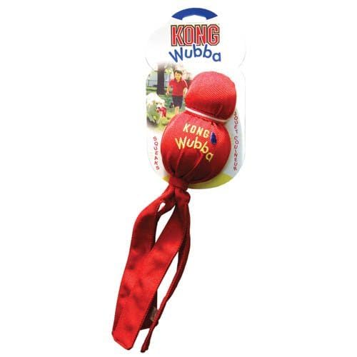 KONG Wubba Squeak Dog Toy Small Pack of 3 - Image 2