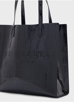 Ted Baker حقيبة تسوق بتصميم مقبض علوي من كروكون المقلد  - Image 4