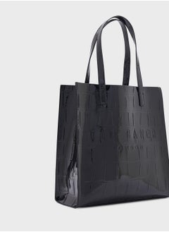 Ted Baker حقيبة تسوق بتصميم مقبض علوي من كروكون المقلد  - Image 3
