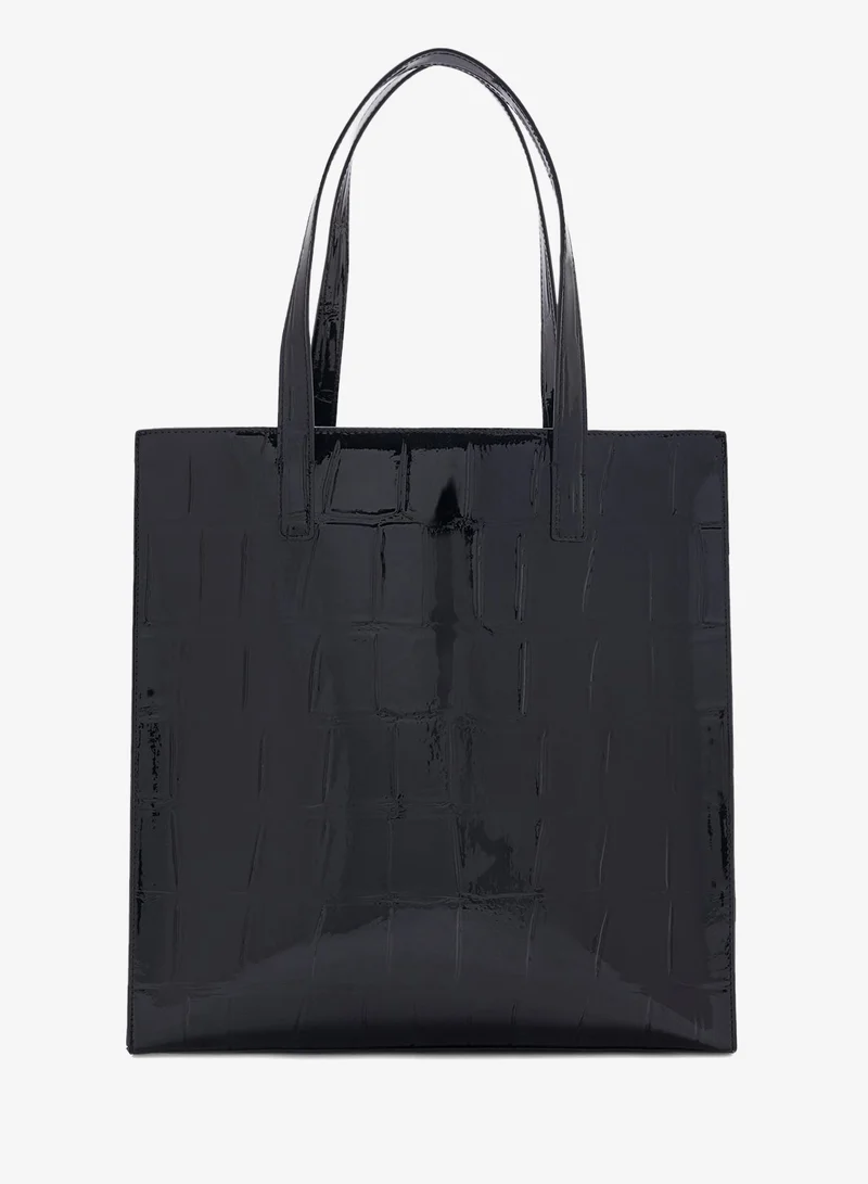 Ted Baker Croccon Croc Effect Large Icon Tote Bag