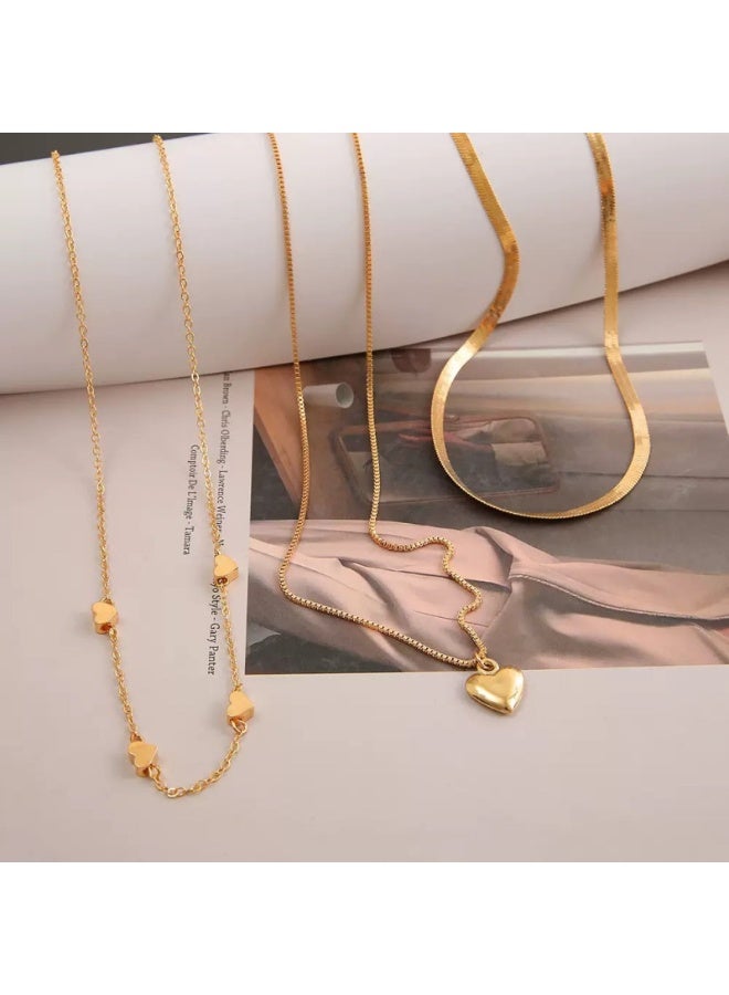 Vynara Trendy Layered Necklace Set for Women Minimal Elegant Versatile Jewelry - Image 3