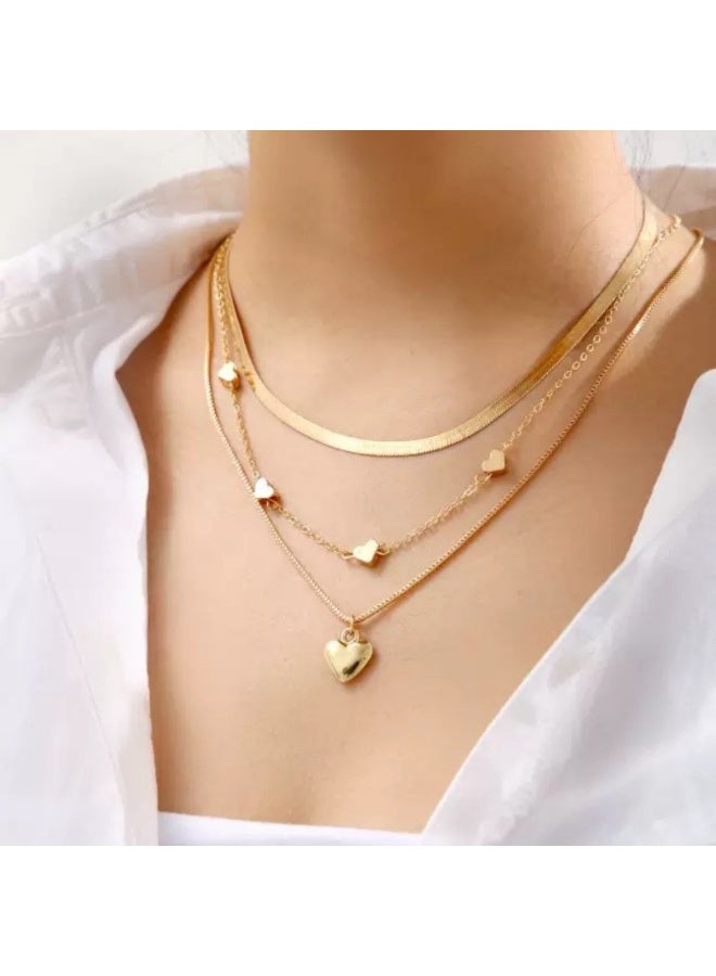 Vynara Trendy Layered Necklace Set for Women Minimal Elegant Versatile Jewelry - Image 1