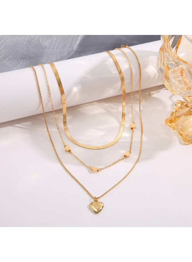 Vynara Trendy Layered Necklace Set for Women Minimal Elegant Versatile Jewelry - Image 2