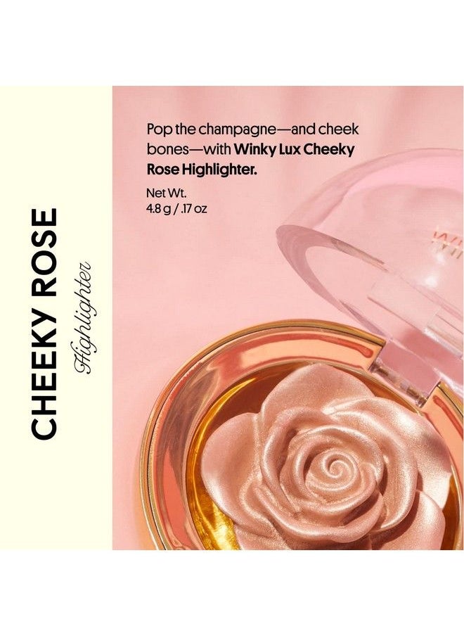 Winky Lux Cheeky Rose Cream Highlighter with Vitamin E Gold Highlighter Makeup Highlighter Champagne  - Image 3
