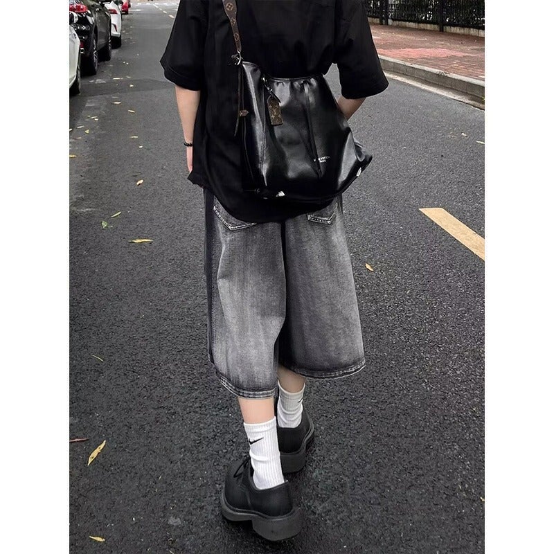 Unisex Classic Denim Jeans Loose Fit Daily Outdoor Wear - Image 4