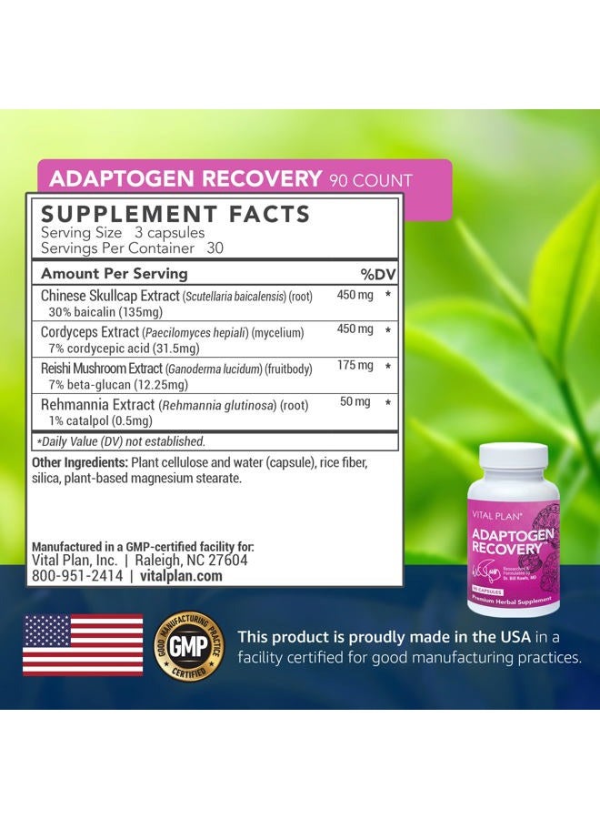 Vital Plan Immune Support Supplements by Dr. Bill Rawls – Immune Boost Bundle w/ Japanese Knotweed, Cat's Claw, Chinese Skullcap & Reishi Mushroom - Image 4