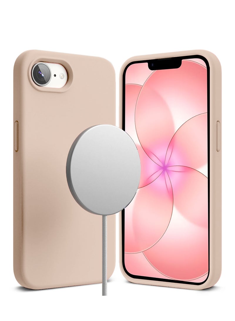 Wtech Apple iPhone 17e 5G 2026 Premium Soft Liquid Silicone Case Cover (MCRPSN) - Desert Sand - Image 4