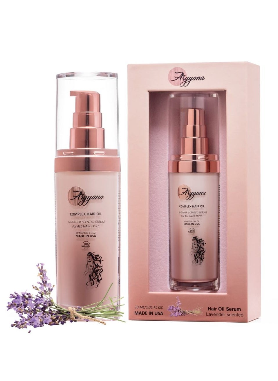 for WAVY HAIR ARGYANA HAIR SERUM with LAVENDER SCENT 