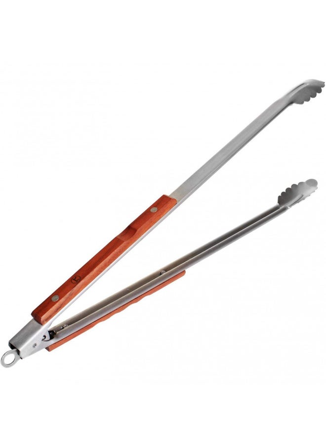 Outset QB22 Grill BBQ, 1 EA, Rosewood Tongs Extra Long 22"