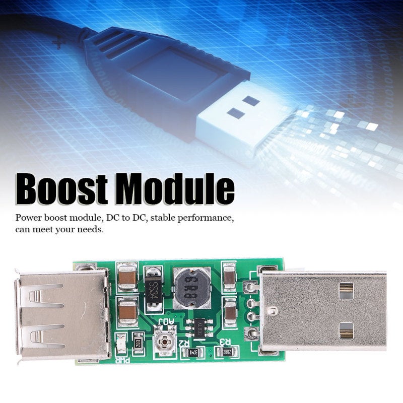 Power Boost Module 7W High Conversion Efficiency (79-90%) - Stable Performance DC Module Adjustable Voltage (DC5V To 6-15V) for Electronic Component Projects, Home & Industrial Use - Image 2