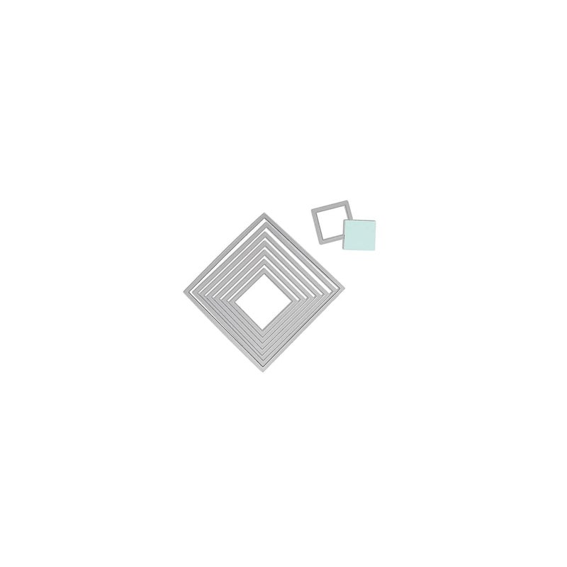 Sizzix Framelits Die Set 8/PK - Squares