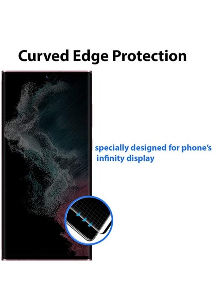 vesus Privacy Screen protector compatible with Samsung Galaxy S22 ULTRA - Image 3