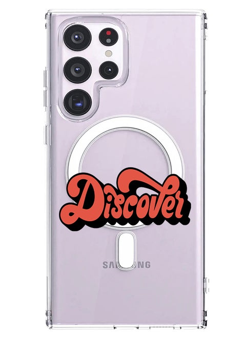 Magnetic Case for Samsung Galaxy S23 Ultra 6.8-inch Compatible with MagSafe Wireless Charging, Shockproof Phone Bumper Cover Discover-01