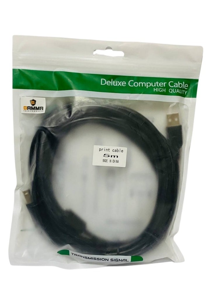 Gamma cable usb  printer  5m.m 