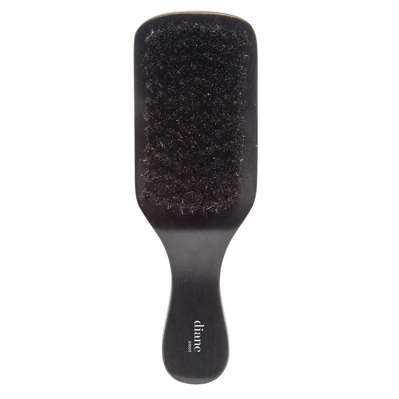 Diane 100 Boar Bristle Curved Club Wave Brush for Men and Women  Soft Bristles for Fine to Medium Hair  Use for Detangling Smoothing Wave Styles Soft on Scalp Restore Shine and Texture